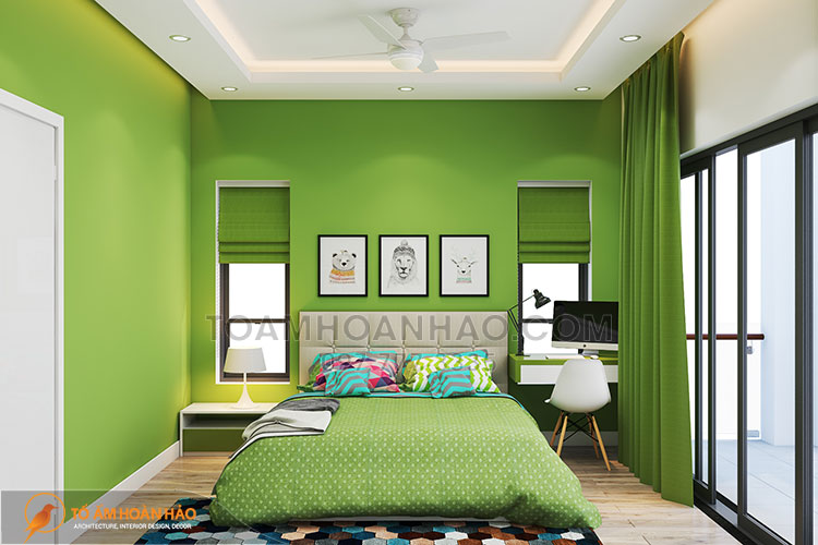 Không gian thông thoáng và sáng sủa với hệ thống cửa kính lớn