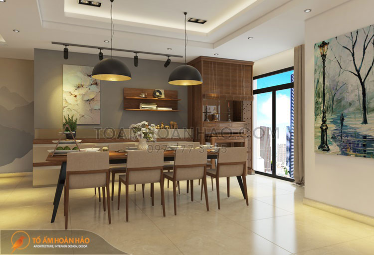 Thiết kế nội thất phòng bếp