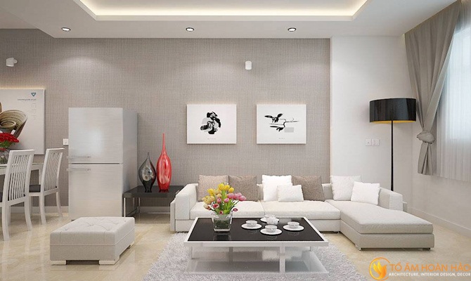 Thiết kế nội thất chung cư Sky - Long lanh dưới mọi góc nhìn