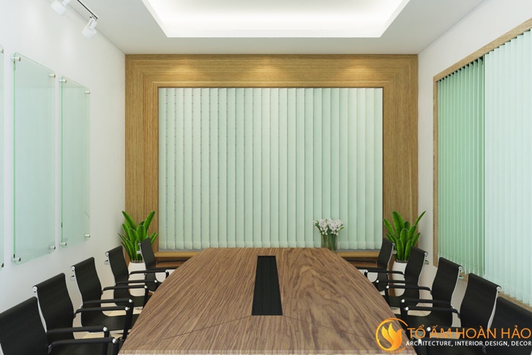Dự án: Văn phòng dược phẩm Nano - Khu biệt thự Vườn Đào - Lạc Long Quân- Tây Hồ 7 thiết kế kiến trúc nội thất văn phòng dược phẩm Nano - phòng họp