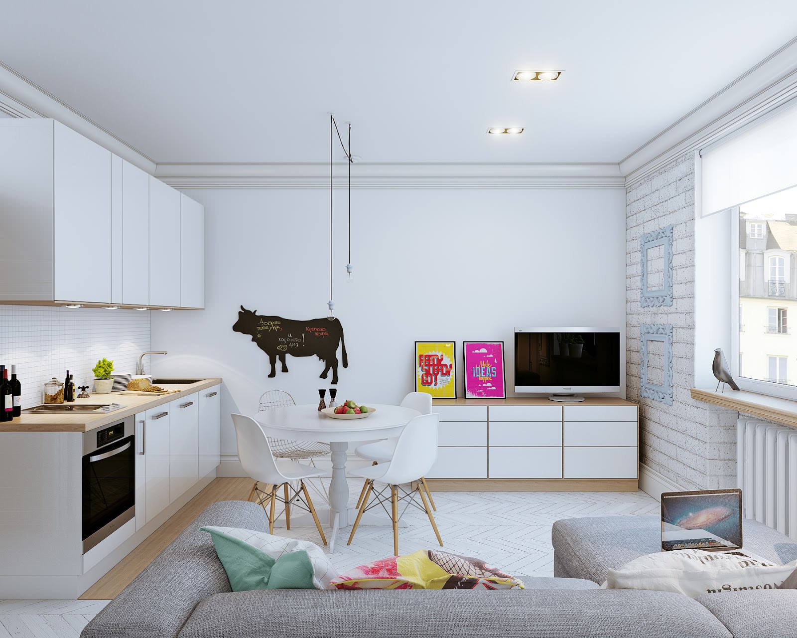 thiết kế nội thất cho nhà nhỏ