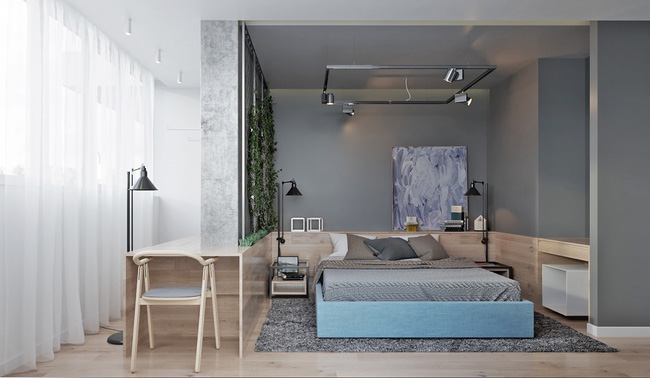 thiết kế nội thất nhà nhỏ - phòng ngủ