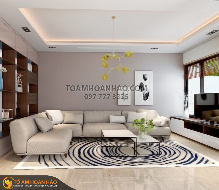 Dự án: Chị Hương - Số nhà 51 - Đường 3.3 - Khu đô thị Gamuda- Hà Nội 1 thiet-ke-thi-cong-biet-thu-chi-huong-gamuda-1