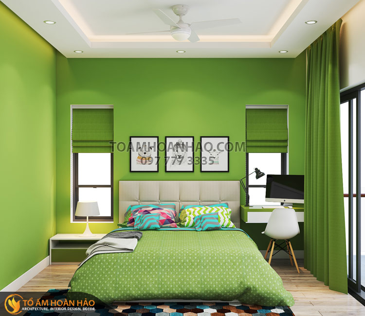Dự án: Chị Hương - Số nhà 51 - Đường 3.3 - Khu đô thị Gamuda- Hà Nội 14 thiet-ke-thi-cong-biet-thu-chi-huong-gamuda-15