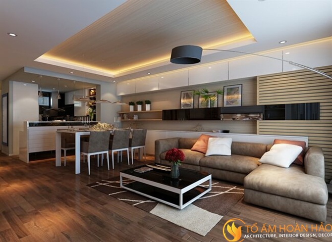 thiết kế nội thất chung cư hiện đại 1
