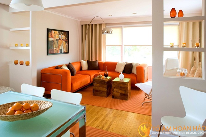 thiết kế nội thất chung cư hiện đại 2