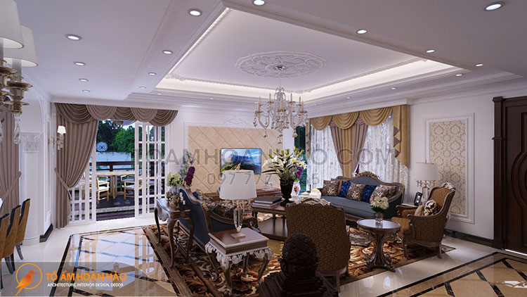 "Ngất ngây" với mẫu thiết kế nội thất biệt thự cao cấp trị giá chục tỷ tại KĐT Gamuda 4 thiet-ke-noi-that-biet-thu-cao-cap-nha-chi-giang-6