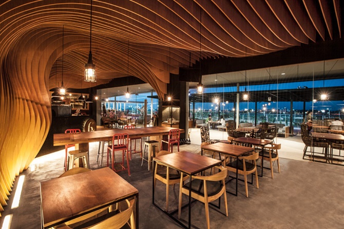 phong cách thiết kế thi công nội thất quán cafe 8