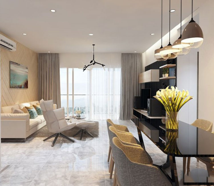 Thiết kế nội thất chung cư Green Star 100m2 - Chị Bích 2