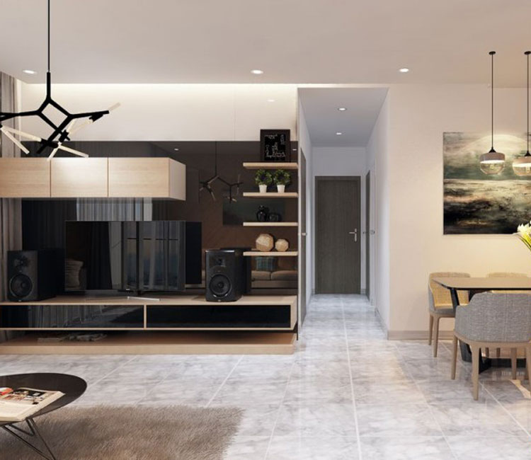 Thiết kế nội thất chung cư Green Star 100m2 - Chị Bích 3