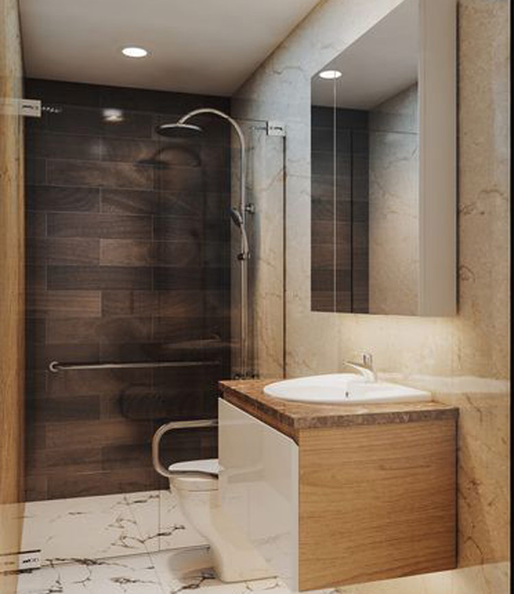 thiết kế nội thất chung cư 52m2 - anh Hải 9