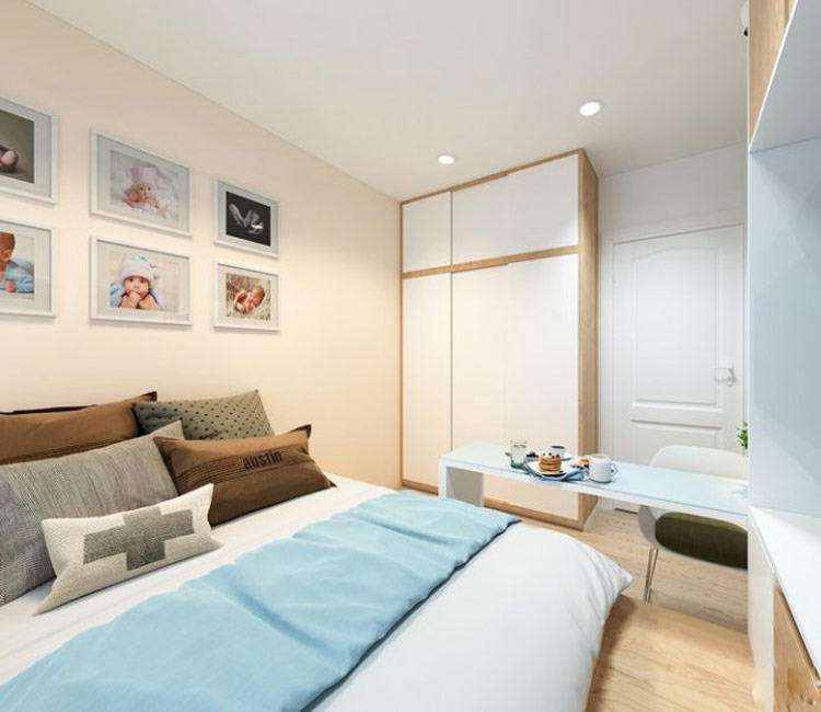 thiết kế nội thất chung cư 52m2 - anh Hải 6
