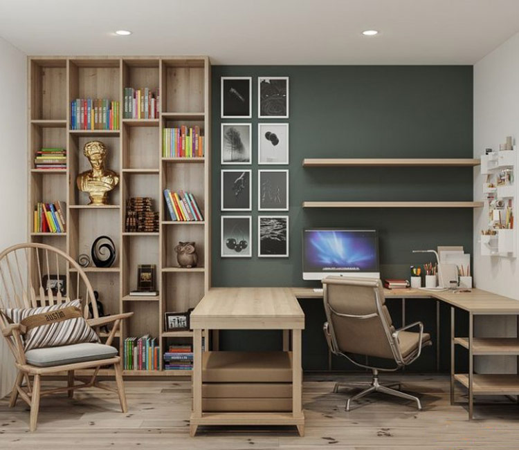thiết kế nội thất chung cư 52m2 - anh Hải 7