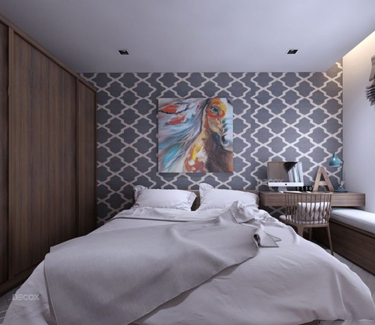 thiết kế nội thất chung cư 54m2 - anh Tiến 6