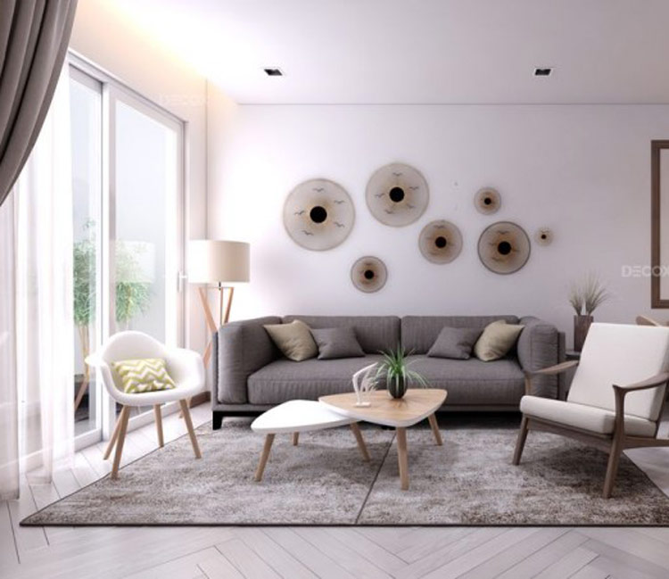 thiết kế nội thất chung cư 54m2 - anh Tiến 9