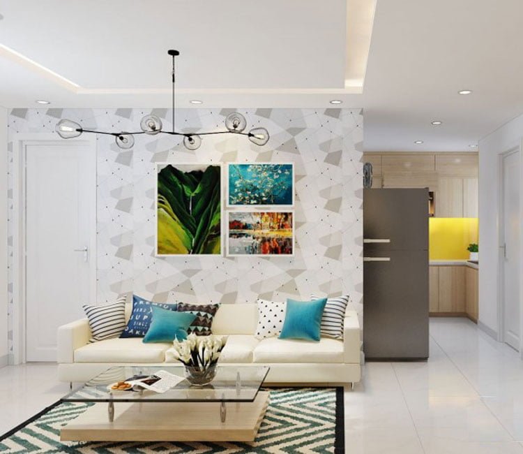 thiết kế nội thất chung cư 70m2 - anh Tùng 4