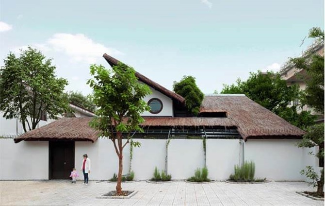 Biệt thự mái lá - ý tưởng độc lạ cho thiết kế thi công nội thất biệt thự 1 thiết kế thi công nội thất biệt thự mái lá