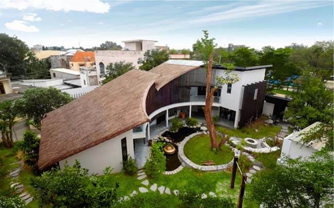 Biệt thự mái lá - ý tưởng độc lạ cho thiết kế thi công nội thất biệt thự 2 thiết kế thi công nội thất biệt thự mái lá