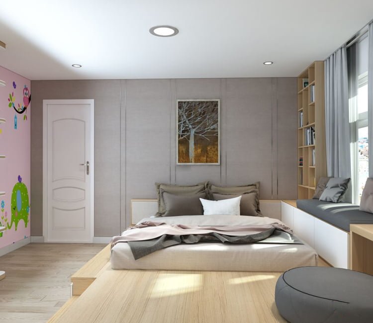 Thiết kế nội thất chung cư CT16 KĐT Định Công 81m2 - Anh Mạnh 11
