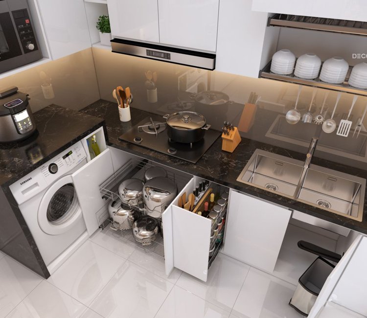 Thiết kế nội thất chung cư CT16 KĐT Định Công 81m2 - Anh Mạnh 4