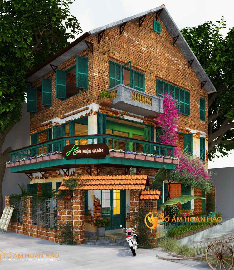 Công trình: Tịnh Cafe - Số 178/2 Quan Nhân, Thanh Xuân, Hà Nội 1 thiết kế nội thất quán cafe tịnh
