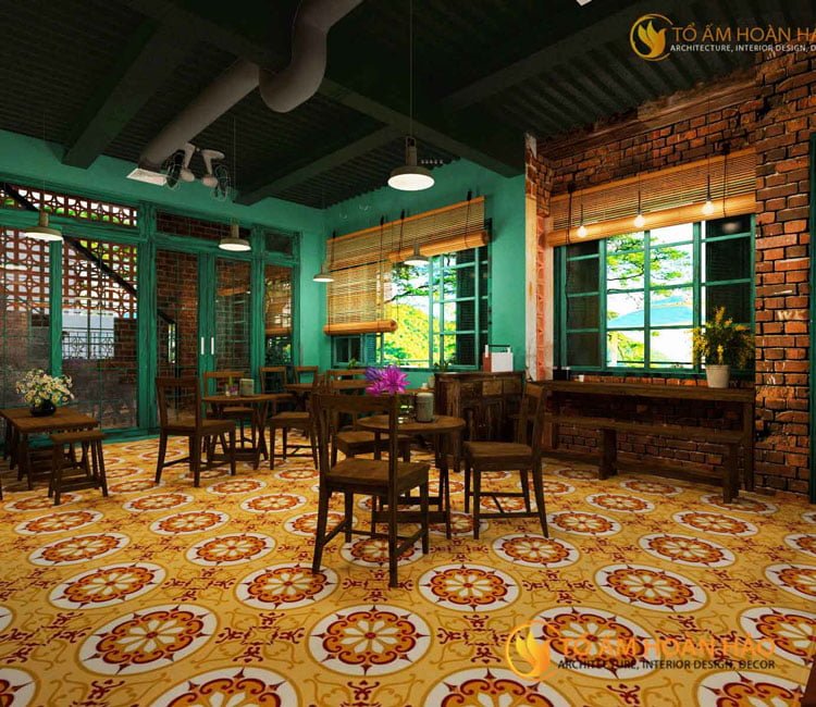 Công trình: Tịnh Cafe - Số 178/2 Quan Nhân, Thanh Xuân, Hà Nội 5 thiết kế nội thất quán cafe tịnh