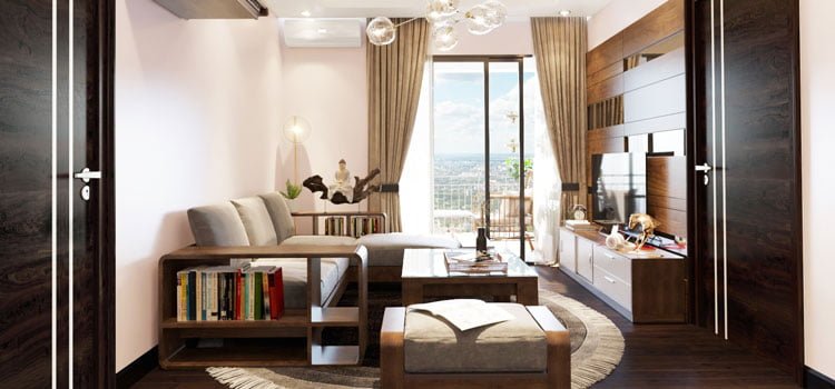 thiết kế thi công kiến trúc nội thất chung cư An Bình