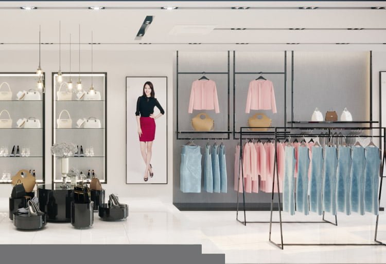 thiết kế thi công nội thất showroom thời trang Sohee Thanh Hóa 7