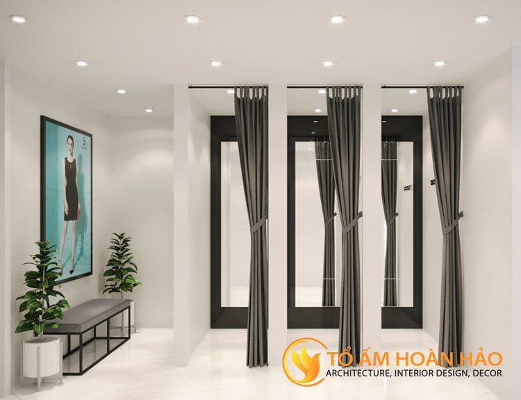 thiết kế thi công nội thất showroom thời trang Sohee Thanh Hóa 8