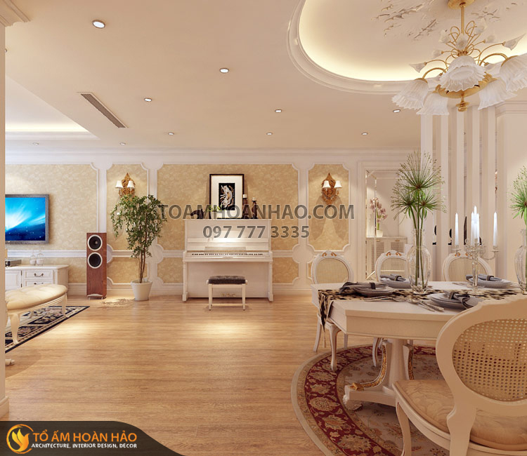 Dự án: Anh Thắng - Đường 3/3 Hoa Phượng - KĐT Vinhomes Riverside 3 thiet-ke-thi-cong-noi-that-chung-cu-cao-cap-anh-thang-2