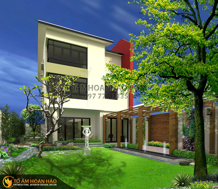 Dự án: Bác Tầm - Số 68 đường 3.3 - KĐT Gamuda - Hà Nội 1 thiet-ke-thi-cong-noi-that-biet-thu-bac-tam-1