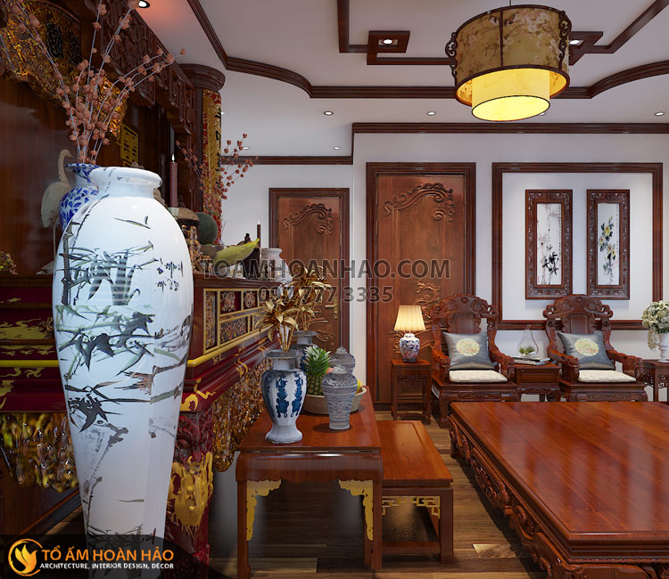 Dự án: Bác Tầm - Số 68 đường 3.3 - KĐT Gamuda - Hà Nội 7 thiet-ke-thi-cong-noi-that-biet-thu-bac-tam-7