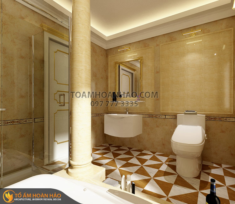 Dự án: Bác Tầm - Số 68 đường 3.3 - KĐT Gamuda - Hà Nội 9 thiet-ke-thi-cong-noi-that-biet-thu-bac-tam-9