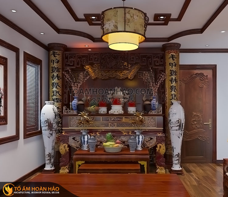 Dự án: Bác Tầm - Số 68 đường 3.3 - KĐT Gamuda - Hà Nội 6 thiet-ke-thi-cong-noi-that-biet-thu-bac-tam-6