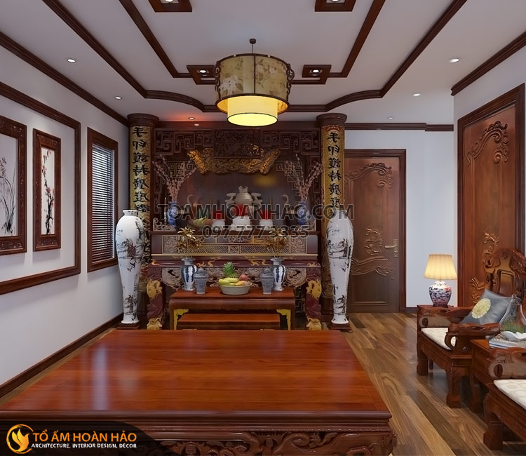 Dự án: Bác Tầm - Số 68 đường 3.3 - KĐT Gamuda - Hà Nội 8 thiet-ke-thi-cong-noi-that-biet-thu-bac-tam-8