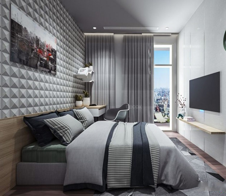 Thiết kế nội thất chung cư 62m2 Lilama - Anh Lee Chi Hoon 4 Thiết kế nội thất chung cư 62m2 - anh Lee Chi Hoon 1