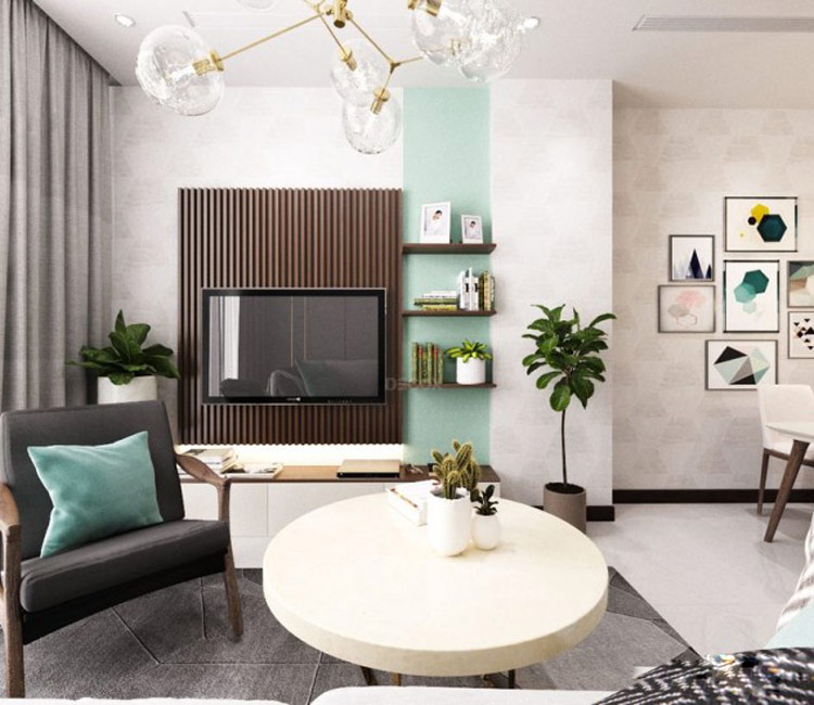 Thiết kế nội thất chung cư 62m2 Lilama - Anh Lee Chi Hoon 1 Thiết kế nội thất chung cư 62m2 - anh Lee Chi Hoon 4