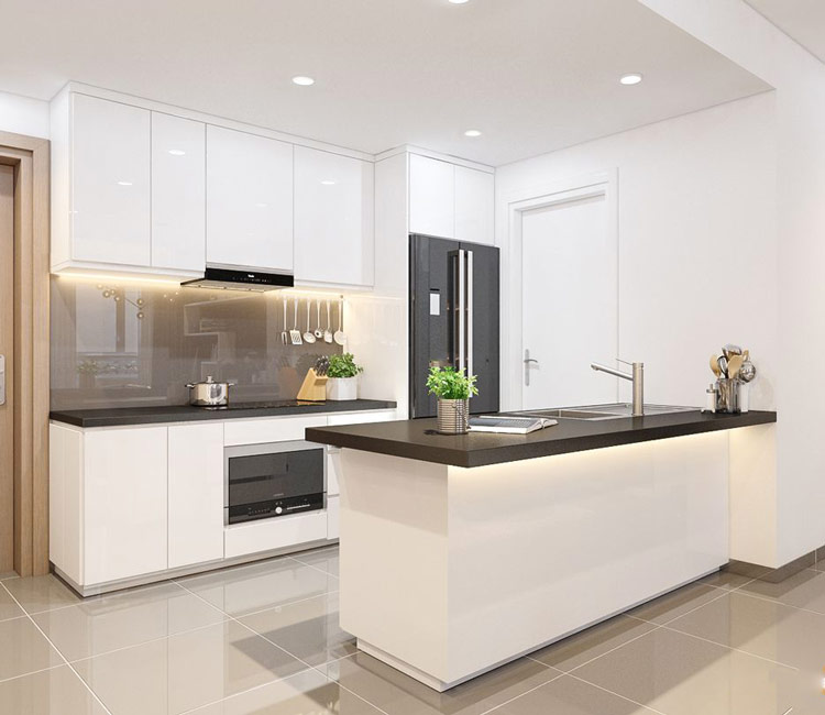 thiết kế nội thất chung cư 66m2 - chị trâm 6