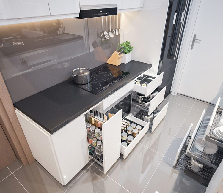 thiết kế nội thất chung cư 66m2 - chị trâm 5