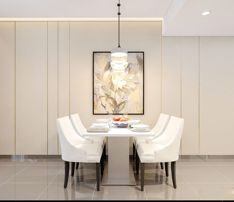 thiết kế nội thất chung cư 66m2 - chị trâm 2