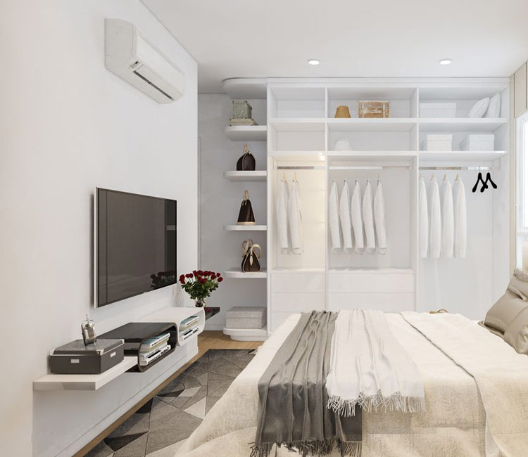 thiết kế nội thất chung cư 66m2 - chị trâm 18