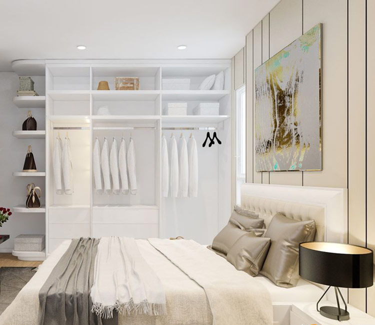 thiết kế nội thất chung cư 66m2 - chị trâm 17