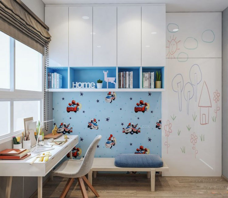 hiết kế nội thất chung cư 67m2 - anh Hữu 2