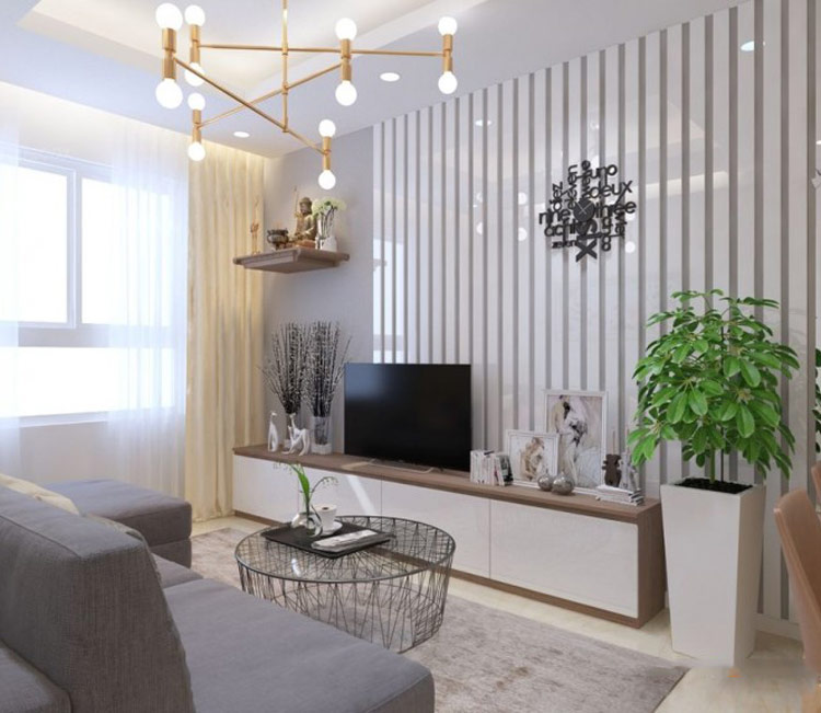 Thiết kế nội thất chung cư 69m2 - Anh Trần 12