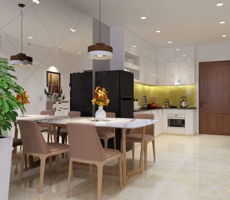 Thiết kế nội thất chung cư 69m2 - Anh Trần 14