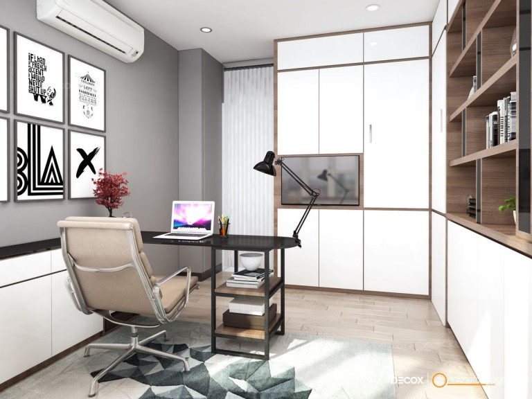 Thiết kế nội thất chung cư 40m2 FLC - Anh Tùng 8 thiết kế nội thất chung cư 40m2 - anh Tùng 6