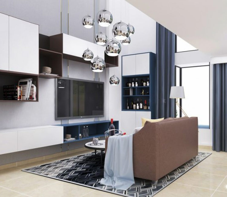 Thiết kế chung cư 50m2 - chị Châu An 5