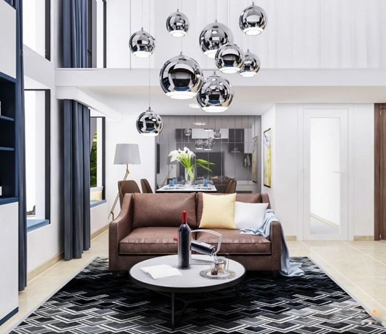 Thiết kế chung cư 50m2 - chị Châu An 7