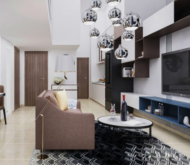 Thiết kế chung cư 50m2 - chị Châu An 8