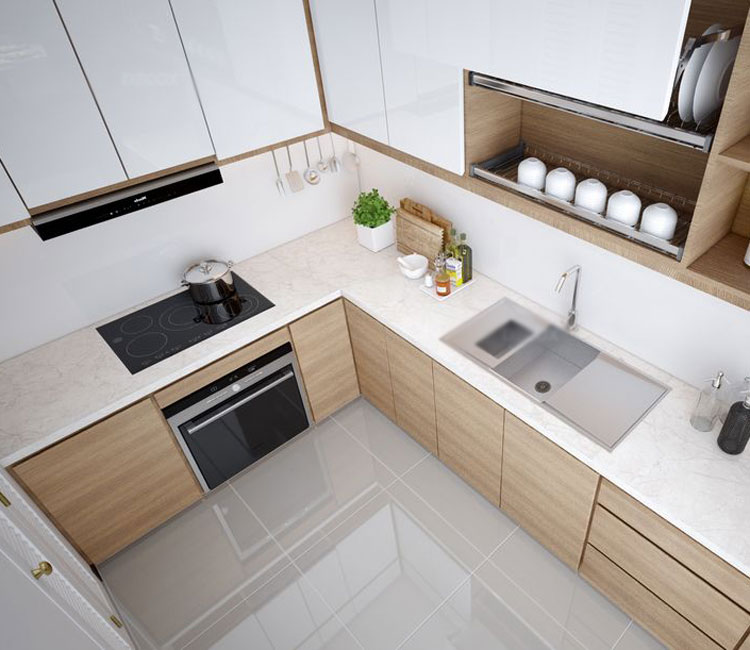 Thiết kế nội thất chung cư 85m2 HH2 Khu đô thị Linh Đàm 11